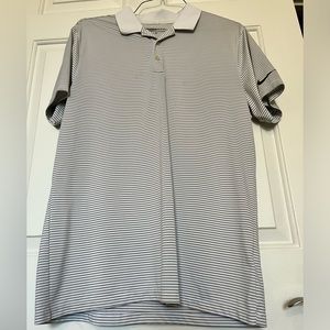 Men’s Large Nike Golf Polo in grey and white
